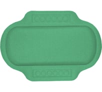 Подушка для ванны с присосками VILINA Спа 25х37 см, зелёная 6907-GR