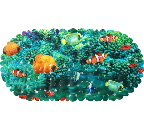 Коврик для ванны VILINA Paradise 36х69 см, 6930-FV1-MG 1