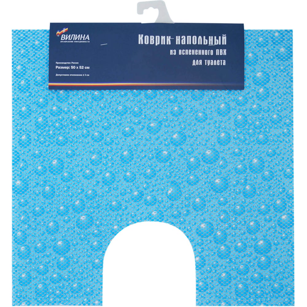 Напольный коврик для туалета из вспененного ПВХ ВИЛИНА 50х52 см 6969-V7 ...