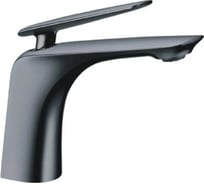 Однорычажный смеситель для раковины OUTE из латуни цвет темно-серый, высота 160 мм Т11001Y