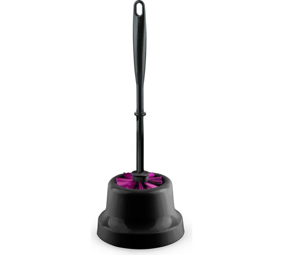 Комплект WC АКОР Elite Arona Nero малиновый 555-726