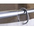 Прямой карниз для ванной с кольцами Monterno 12 шт, 1035-1850 мм CS-1-Chrome 3