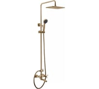 Душевая система KAISER Trio 3-листник Bronze 57288Br
