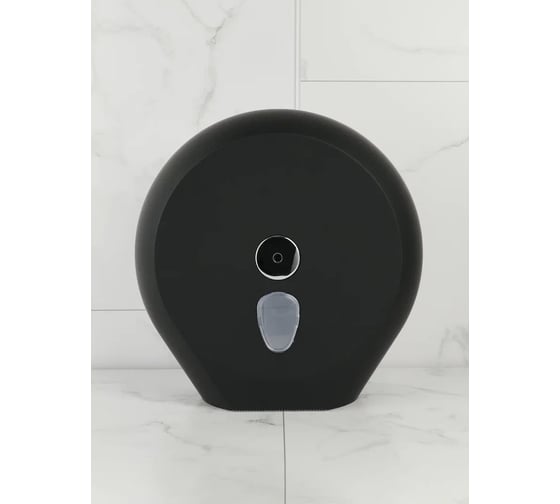 Диспенсер для туалетной бумаги Nofer пластмассовый, Black, большой 05011.N