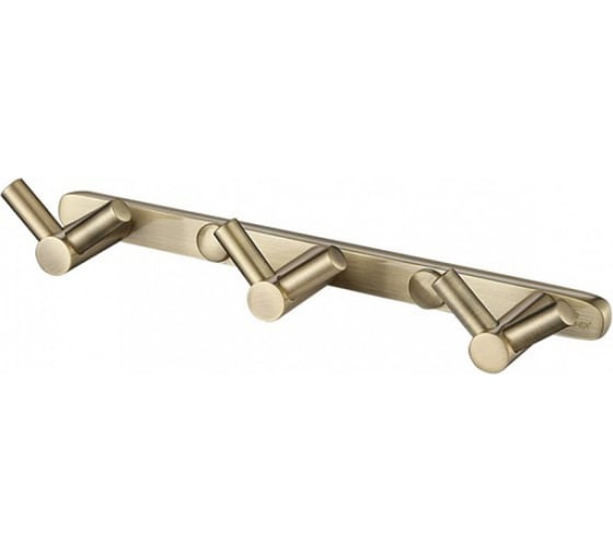 Планка KAISER с 3-мя V-крючками, Bronze H0033