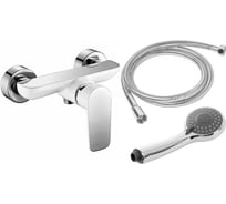 Смеситель для душевой кабины KAISER Atrio Ф35 Chrome+White 60077