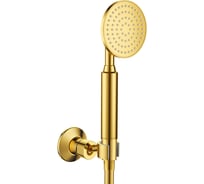 Ручной душ CEZARES со шлангом и держателем, брашированное золото ECO-KD-BORO