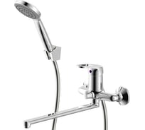 Смеситель для ванны и умывальника ARGO JAMAICA TECH d-40, L-обр., 325 мм, 40-L35/K JAMAICA-S