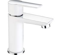 Смеситель для умывальника ARGO OLIMP TECH хром/белый, d-35 35-04 OLIMP white