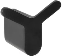 Двойной крючок в ванную черный матовый BEMETA ORGANIC BLACK 167106210