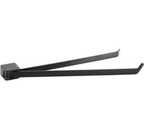 Полотенцедержатель двойной поворотный BEMETA ORGANIC BLACK черный матовый 167004100