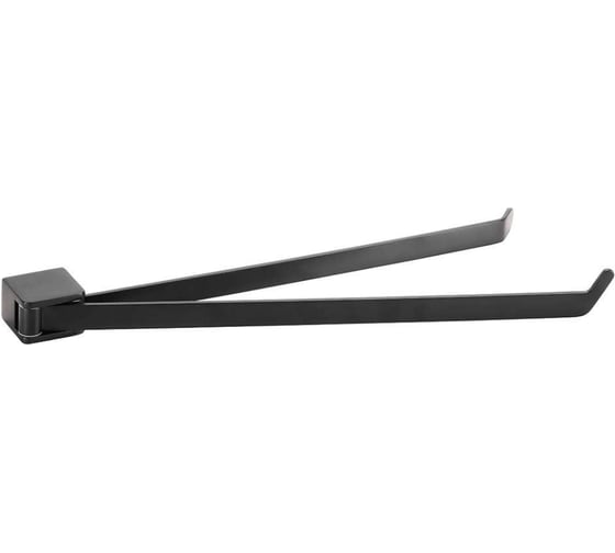 Полотенцедержатель двойной поворотный BEMETA ORGANIC BLACK черный матовый 167004100 1
