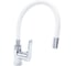Смеситель для кухни DORON DC 2655WHITE-N, шаровый, белый, излив гибкий силиконовый, п/г 016301 1