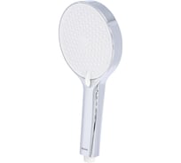 Лейка для душа Damento SD03.09W, 3 режима, диаметр 130 мм, белая/хром, блистер 016277