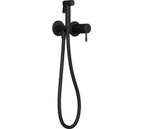 Встраиваемый смеситель с гигиеническим душем TESKA Atlas Tera на 2 отверстия, черный T5738