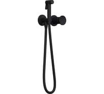 Встраиваемый смеситель с гигиеническим душем TESKA Atlas Tera на 2 отверстия, черный T5538