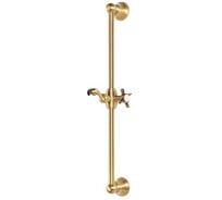 Душевая штанга CEZARES для ручного душа, ручка белая, бронза CZR-U-S-02-Bi