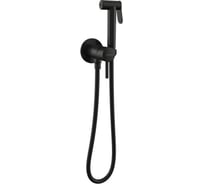 Встраиваемый смеситель с гигеническим душем TESKA Pulito, черный BTK6804