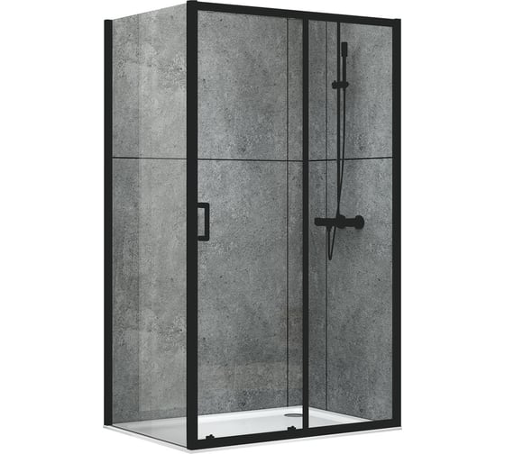 Душевой уголок ABBER Schwarzer Diamant AG30170B-S90B 1