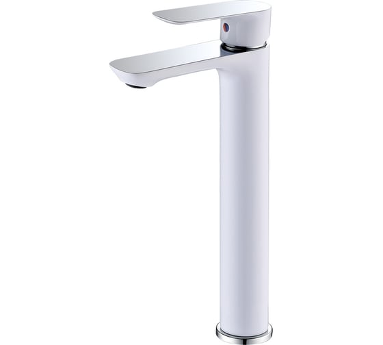 Смеситель для раковины Weiss Insel белый-хром AF8011W 1