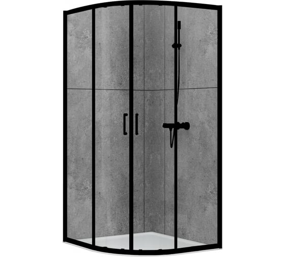 Душевой уголок ABBER Schwarzer Diamant AG01080B