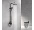 Душевая стойка с изливом ABBER Eleganz черная AF8316B 2