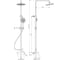 Душевая стойка с изливом ABBER Eleganz черная AF8316B 3