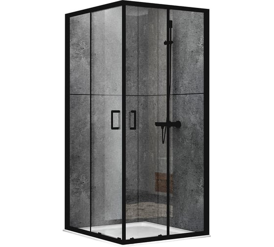 Душевой уголок ABBER Schwarzer Diamant AG02080B 1