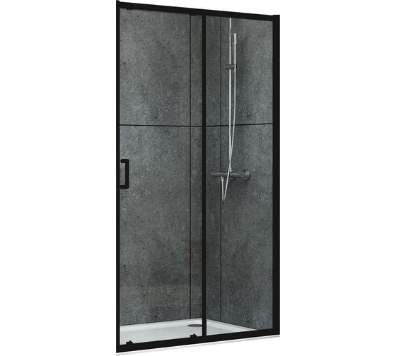 Душевая дверь ABBER Schwarzer Diamant AG30110B