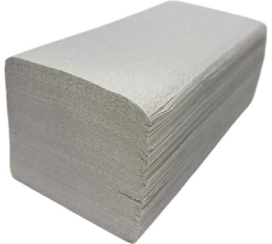 Полотенца листовые ACG Эконом V-сл. 1 сл. макулатура 23x22см, 26г/м2, 200 л/пачке, 20 пачек 1028133