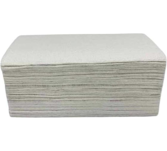 Полотенца листовые ACG Эконом V-сл. 1 сл. макулатура 23x22см, 26г/м2, 200 л/пачке, 20 пачек 1028133