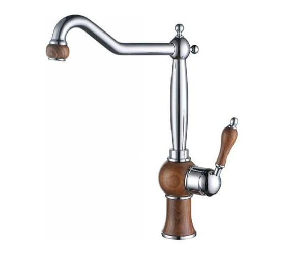 Смеситель для кухни KAISER Wood боковой, O35 61033