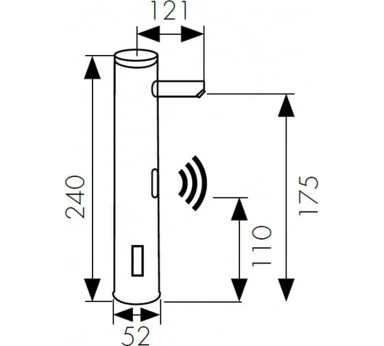 Сенсорный смеситель KAISER Sensor тюльпан 38521