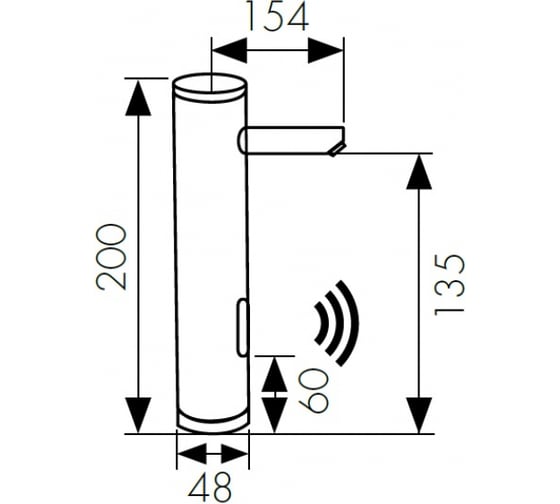 Сенсорный смеситель KAISER Sensor тюльпан 38511