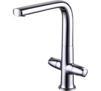 Смеситель для кухни KAISER Topaz круг 2-х вентильный, Г-излив 17133