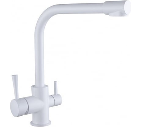Смеситель для кухни KAISER Merkur боковой, под фильтр, белый глянец, O40 26044-10
