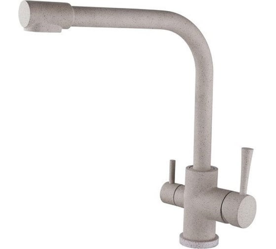 Смеситель для кухни KAISER Merkur боковой, под фильтр, песочный, O40 26044-8