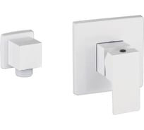 Смеситель KAISER Sonat скрытый монтаж, белый глянцевый, O35 34177-4