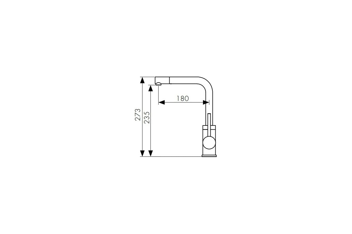 смеситель для кухни мойки kaiser merkur 26744 хром