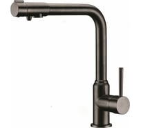 Смеситель для кухни KAISER Teka однорукий, боковой, под фильтр, чёрный мрамор, O35 13044-2