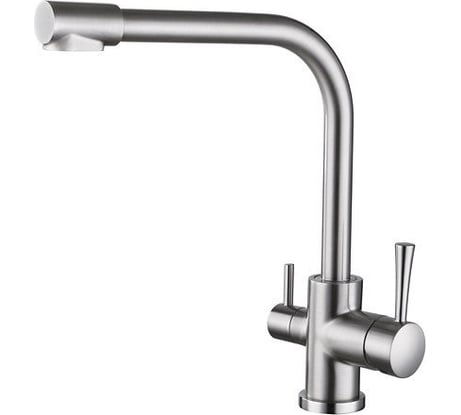 Смеситель для кухни KAISER Merkur боковой, под фильтр, серебро, O40 26044-5