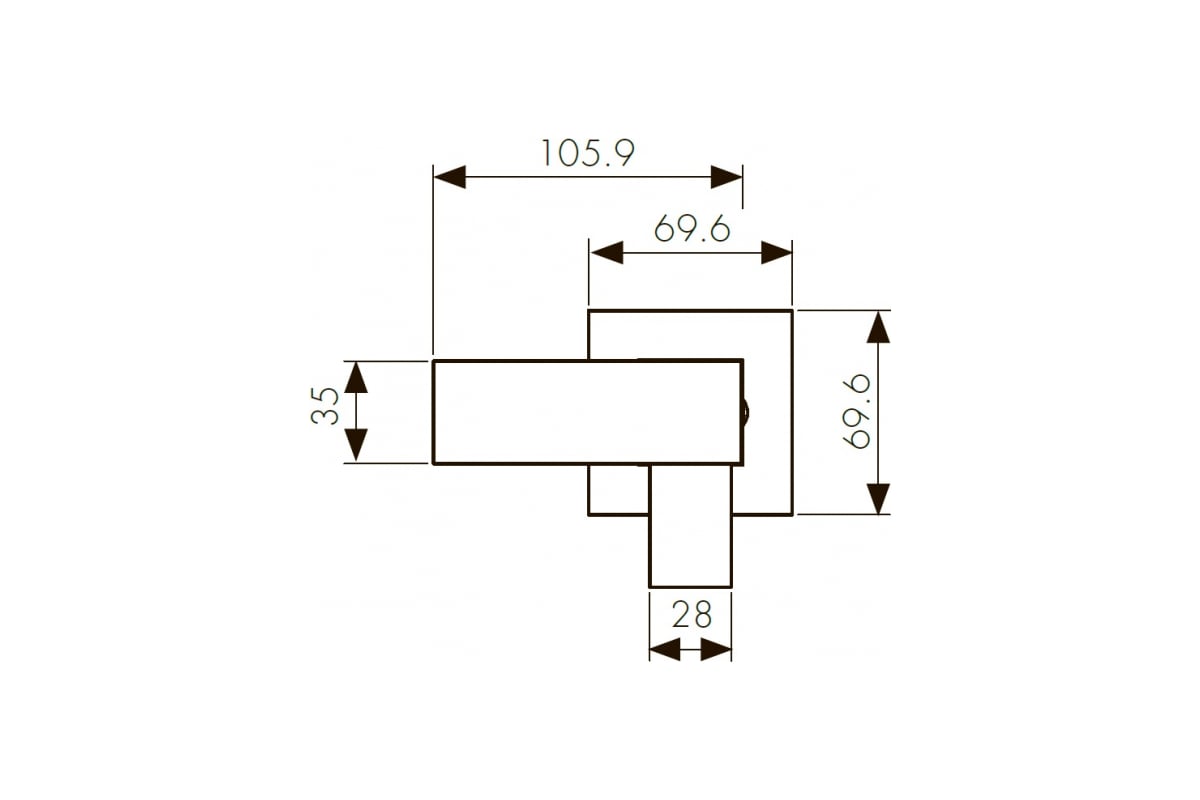 Встроенный смеситель под биде с душем KAISER Sonat однорукий, O25 34777 ...