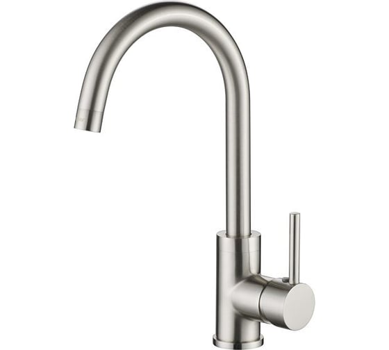 Смеситель для мойки KAISER Merkur боковой, серебро, O40 26544 Silver 1