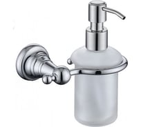 Дозатор жидкого мыла KAISER настенный, стекло, хром, латунь KH-2210