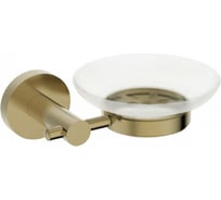 Держатель с мыльницей KAISER стекло, бронза, латунь KH-4103