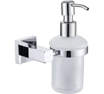 Дозатор жидкого мыла KAISER настенный, стекло, хром, латунь KH-2310