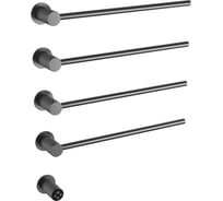 Полотенцесушитель электрический Wonzon & Woghand темный графит WW-A354-GM