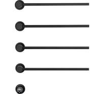 Полотенцесушитель электрический Wonzon & Woghand черный матовый WW-A354-MB