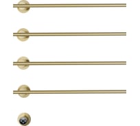 Полотенцесушитель электрический встраиваемый Wonzon & Woghand брашированное золото WW-A364-BG