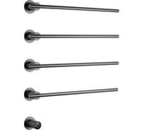 Полотенцесушитель электрический встраиваемый Wonzon & Woghand темный графит WW-A364-GM